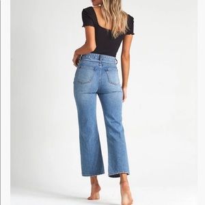 Billabong denim cropped flares